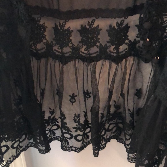 A’reve sexy black coverup. Great over a bathing suit, or in the bedroom! S - Picture 3 of 5